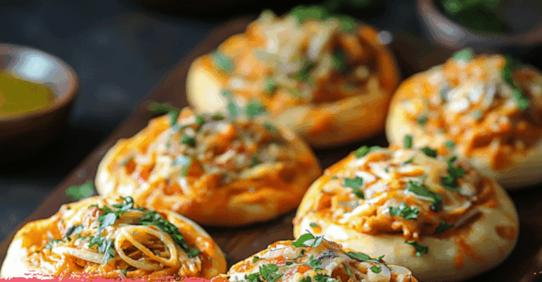 Mini Spaghetti Pizza Buns