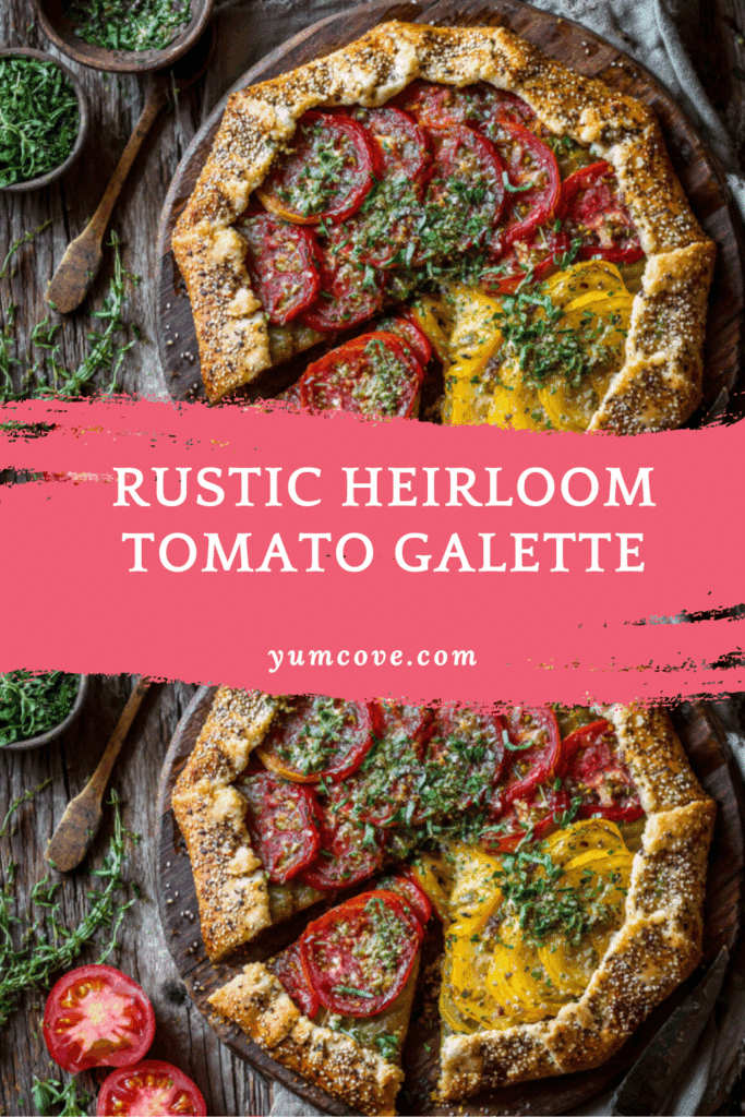 Rustic Heirloom Tomato Galette
