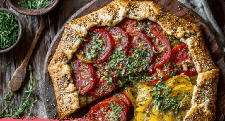 Rustic Heirloom Tomato Galette