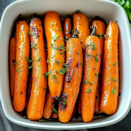 Roasted Baby Carrots with Garlic