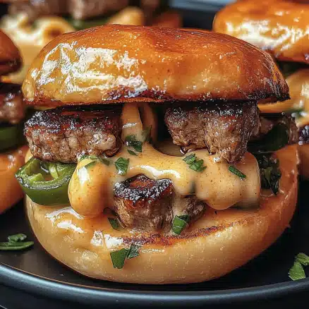 Spicy Beef Slider Burger