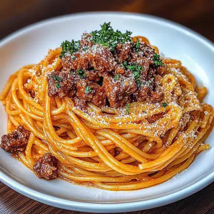 Classic Spaghetti with Rich Meat Sauce