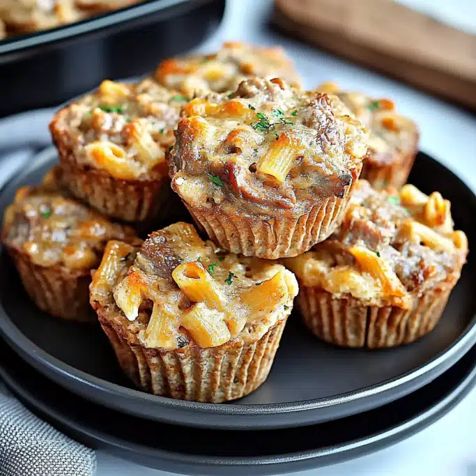 Mini Pasta Muffin Bakes