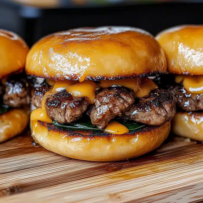 Crispy Honey Garlic Steak Sliders