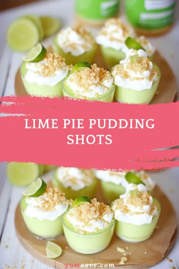 Lime Pie Pudding Shots