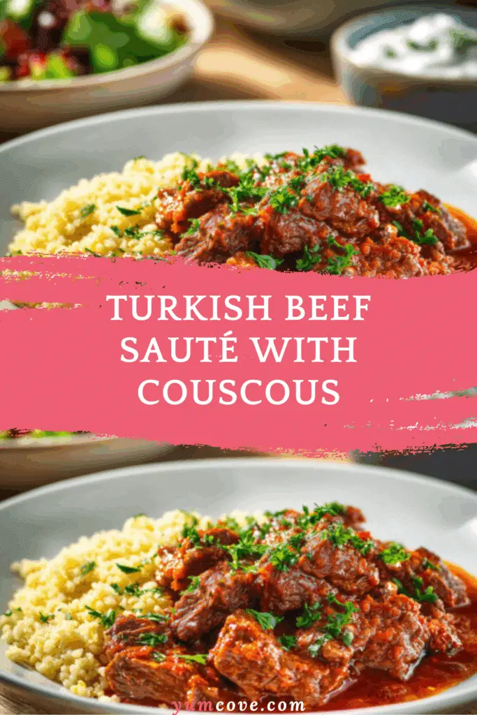 Turkish Beef Sauté with Couscous