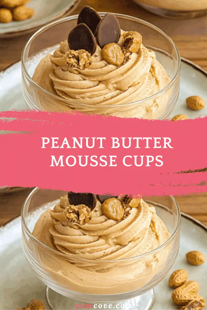 Peanut Butter Mousse Cups