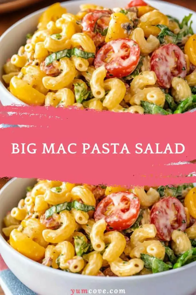Big Mac Pasta Salad