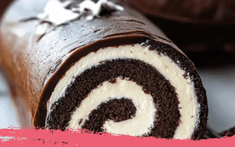 Chocolate Swiss Roll Cake