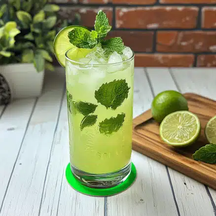 Irish Mojito with Lime & Mint