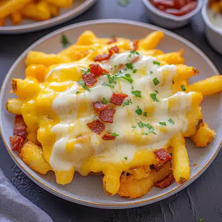 Loaded Bacon Cheese Fries Explosion