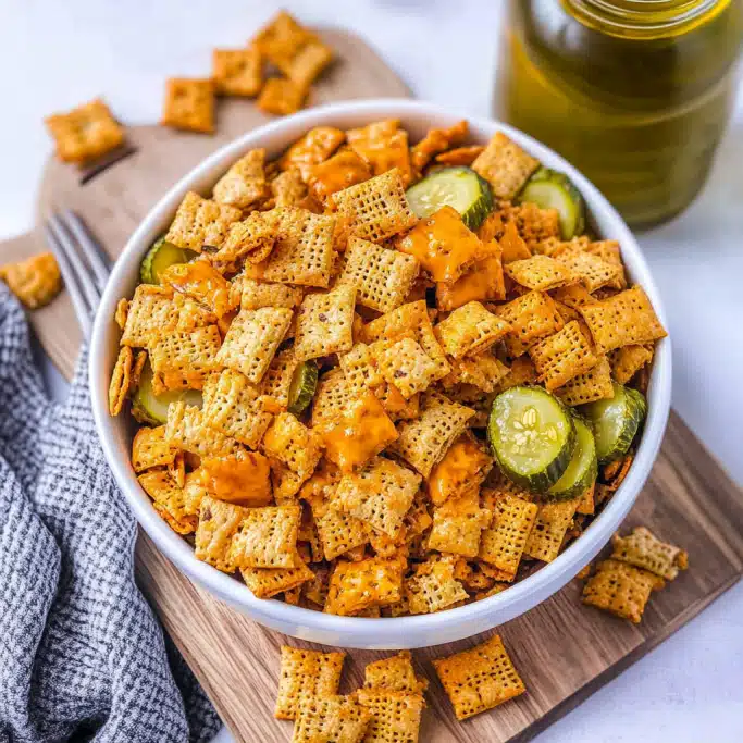 Spicy Dill Pickle Chex Mix