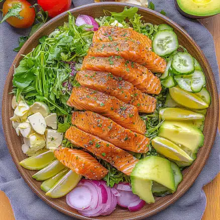 Zesty Salmon Power Salad
