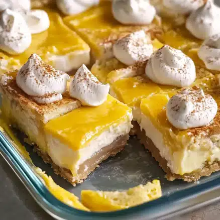 Lemon Cream Delight Bars