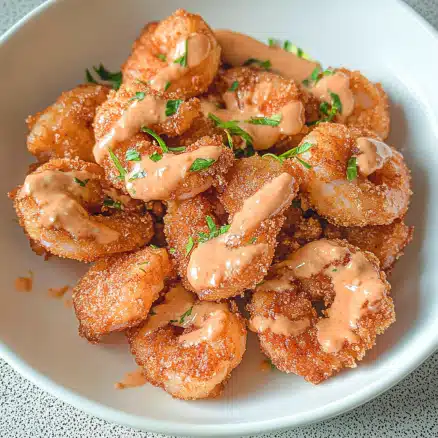 Crispy Bang Bang Shrimp with Creamy Sauce