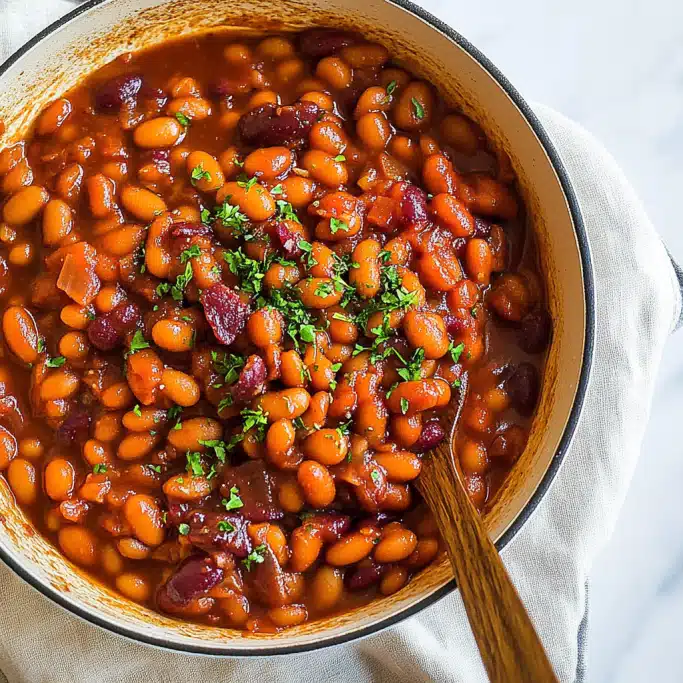 Pepper Baked Beans