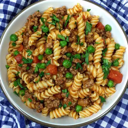 Beef & Pea Pasta Skillet (Irish-Style)