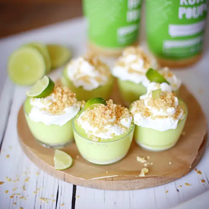 Lime Pie Pudding Shots
