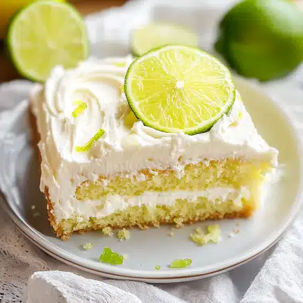 Key Lime Poke Cake