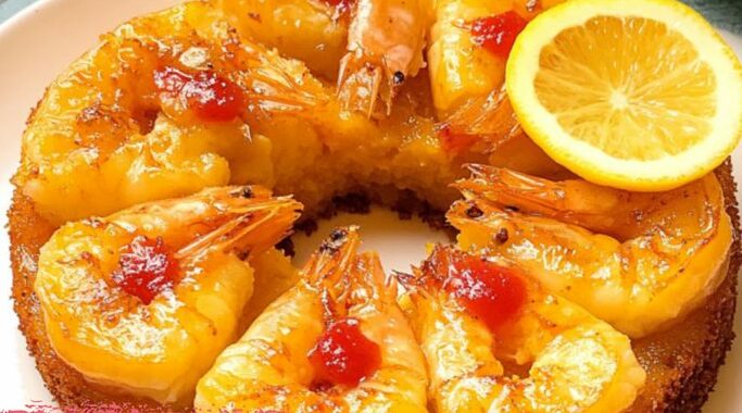 Spicy Shrimp Cornbread Ring