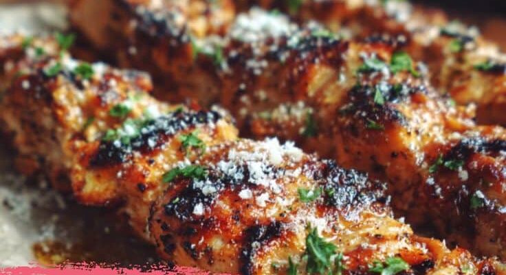 Grilled Chicken Skewers