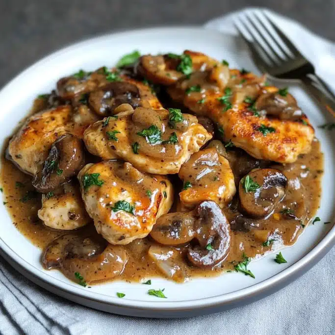 Creamy Chicken Marsala with Mushrooms