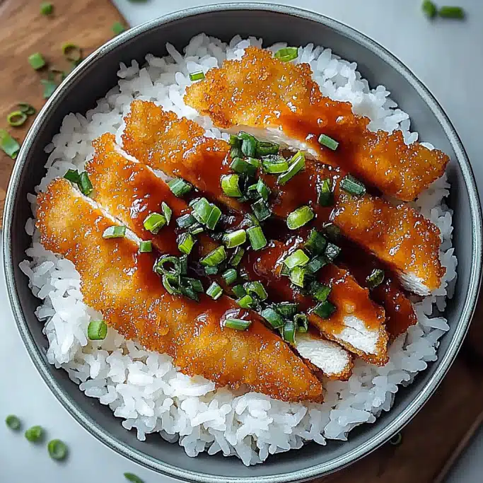 Peanut Chicken and Banana Rice Bowl