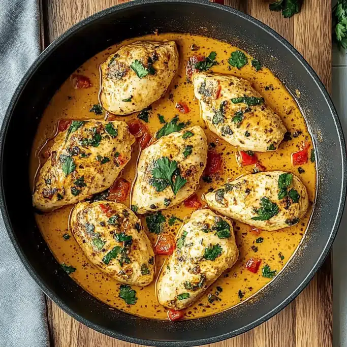 Creamy Parmesan Chicken with Mushrooms
