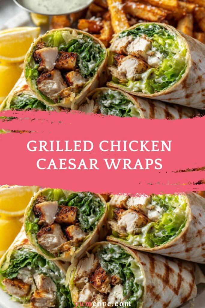 Grilled Chicken Caesar Wraps