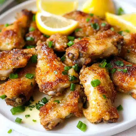 Lemon Pepper Chicken Wings