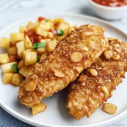 Crispy Corn & Herb Pancake Slices