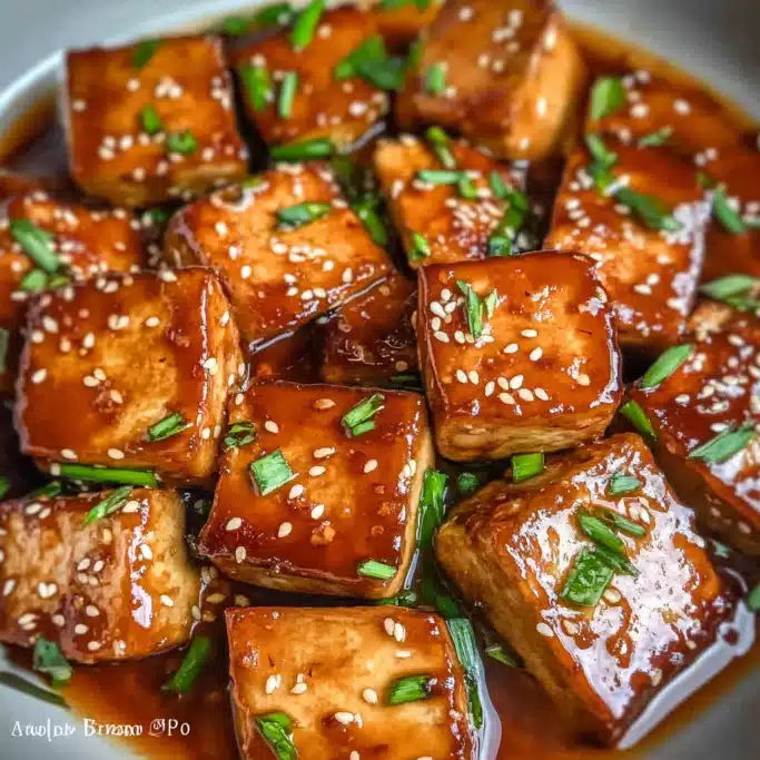 Sesame Soy Glazed Tofu