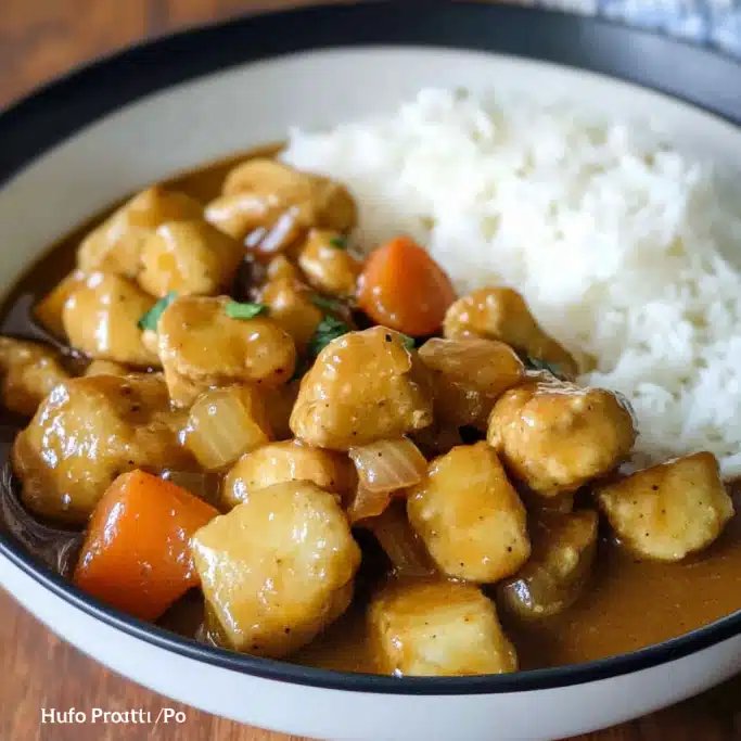Japanese Chicken Curry with Rice