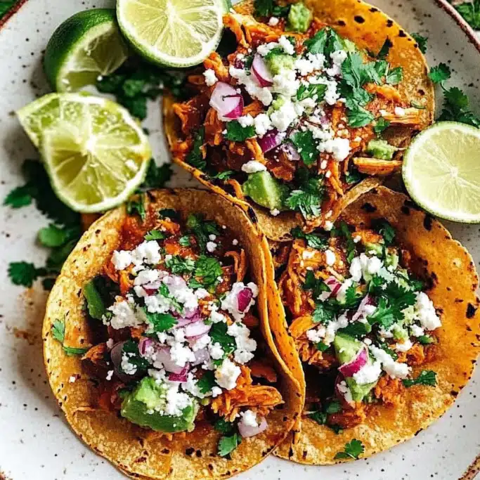 Shredded Chicken Tacos