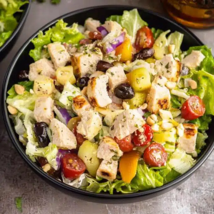 Chopped Greek Chicken Salad