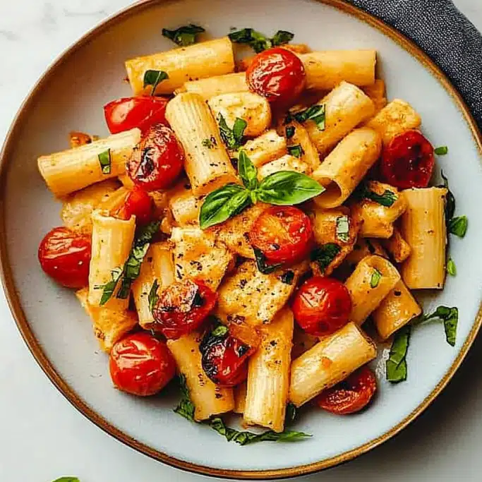 Creamy Tomato Rigatoni Pasta