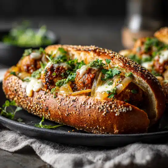 Classic Meatball Sub Sandwich