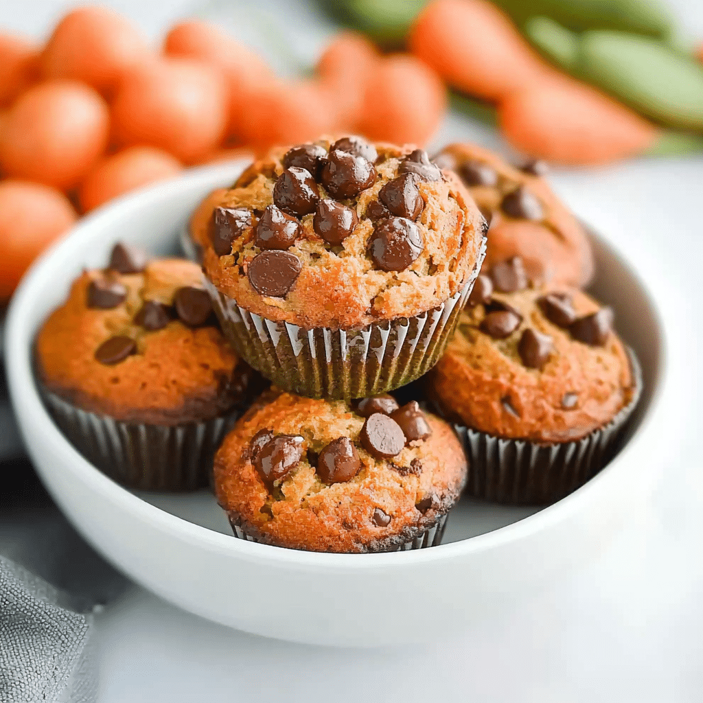 Carrot Chocolate Chip Muffins