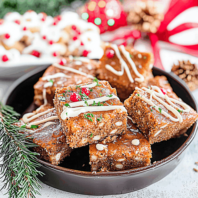 Nutty Caramel Spice Bars – A Chewy, Crunchy Dessert Full of Warm Holiday Spices