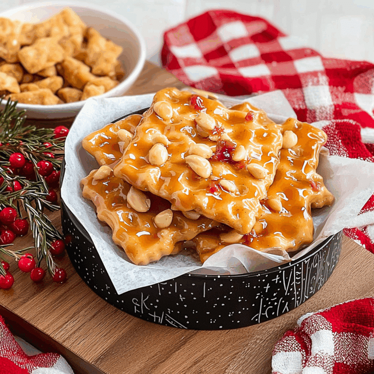 Sweet and Salty Peanut Brittle Crackers – An Easy No‑Bake Holiday Treat