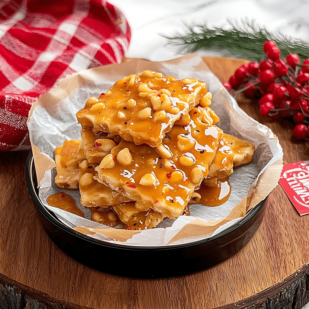 Spicy Peanut Brittle