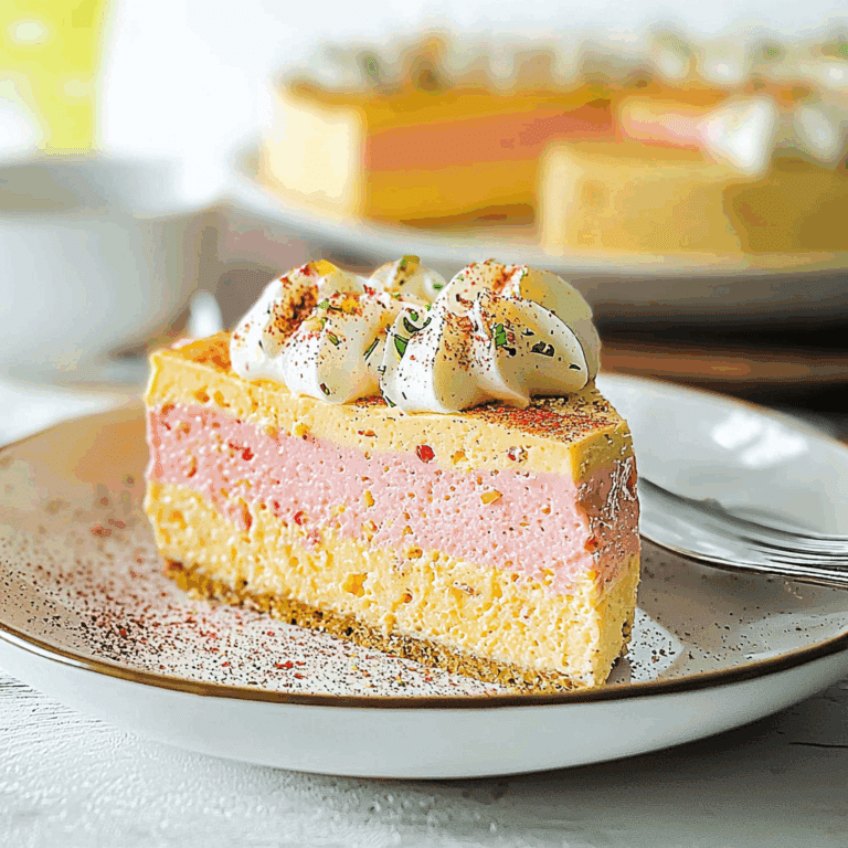 Layered Strawberry Mango Cheesecake