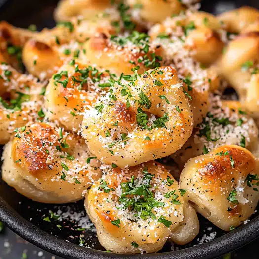 Crispy Parmesan Roasted Tortellini Bites