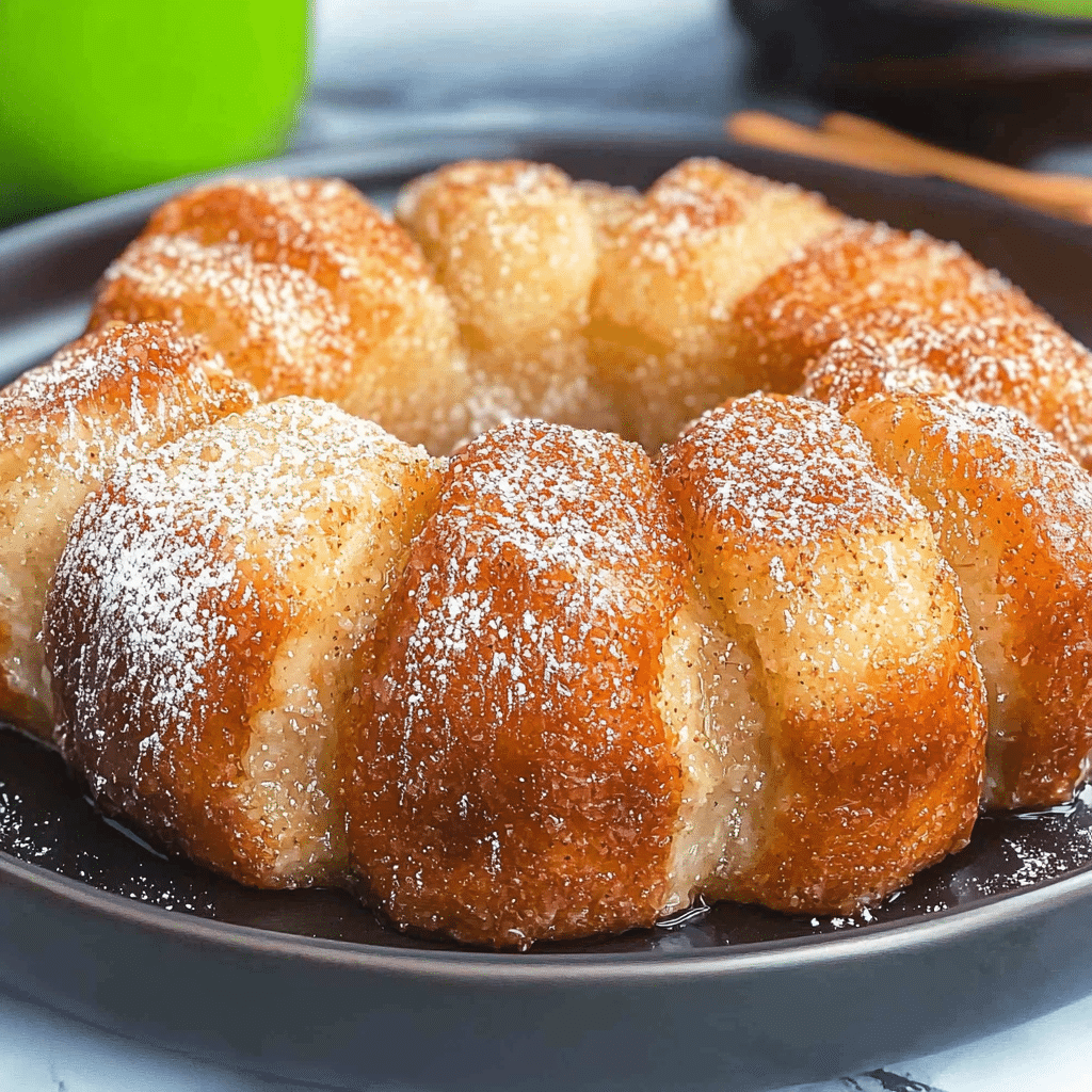 Cinnamon Sugar Monkey Bread Ring