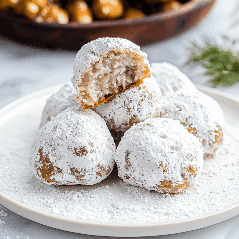 Snowball Coconut Rum Balls