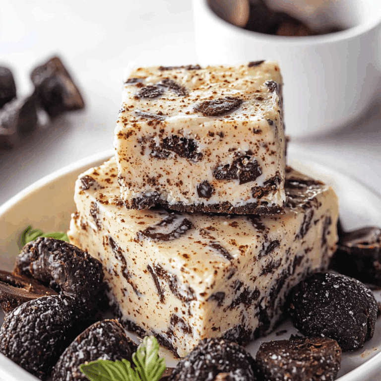 Cookies and Cream Fudge Bars