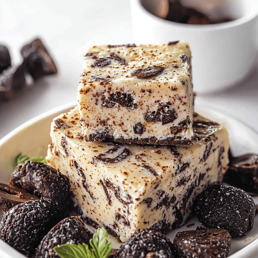 Cookies and Cream Fudge Bars