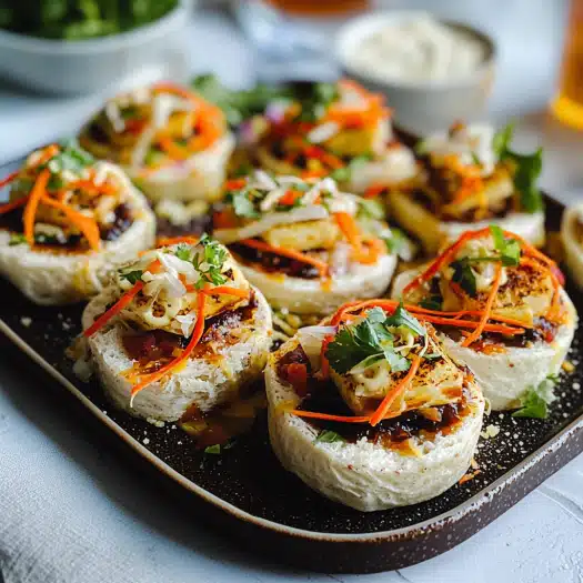 Mini Bánh Mì Sushi Rolls: A Fusion Appetizer Blending Vietnamese Flavors with Japanese-Inspired Presentation