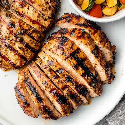 Grilled Marinated Pork Tenderloin Medallions