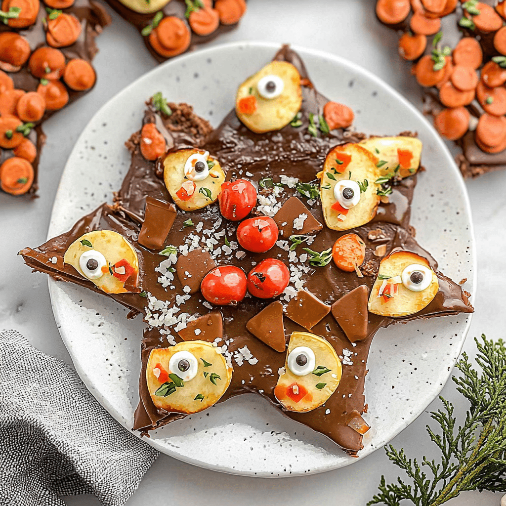 Chocolate Christmas Bark with Festive Toppings – A Holiday Classic with Sweet and Salty Add-Ins